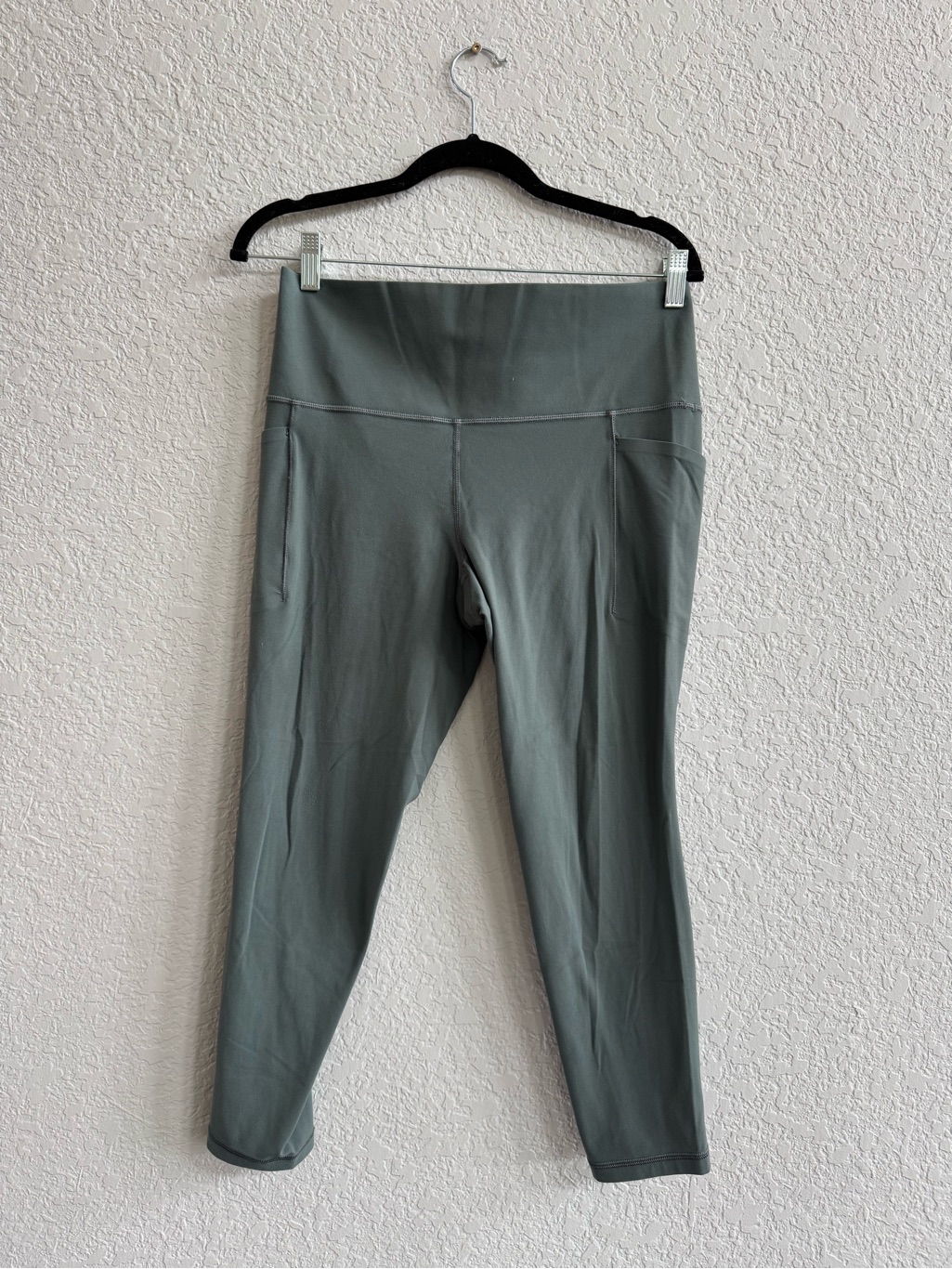 Athleta High-Waist Performance Leggings (7/8 Length) With Pockets - Green